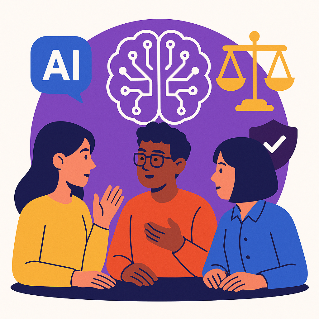 AI Ethics workshop illustration
